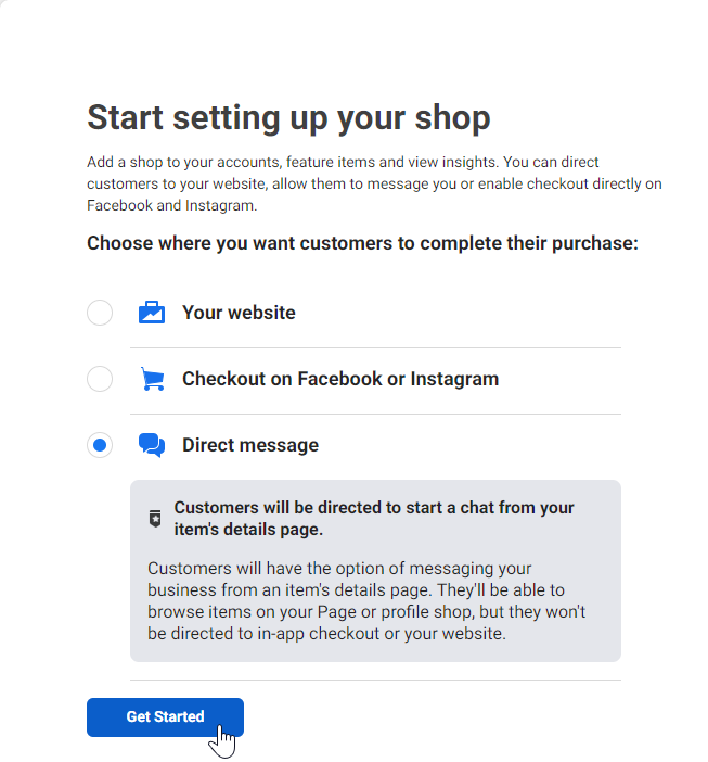 Facebook shop catalogus instellen winkel